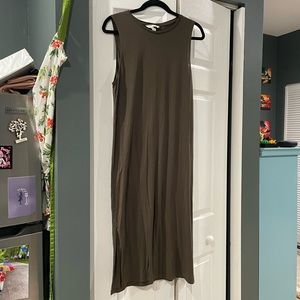 military green dress